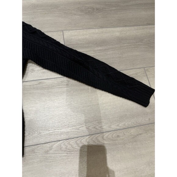 Vintage Rugby Ralph Lauren Cable Knit Sweater Shoulder Buttons | Size Medium - Picture 10 of 14
